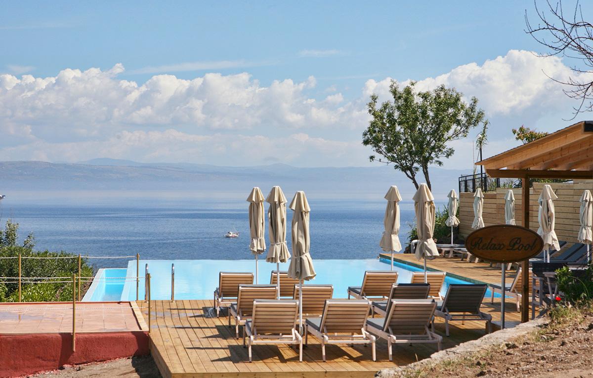 Belvedere Aeolis Hotel Mythimna Esterno foto